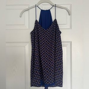 Express v neck keyhole racer back tank top